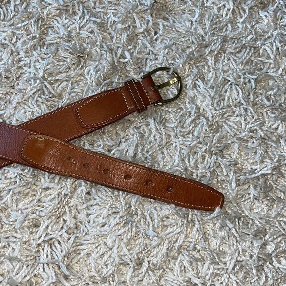Vintage Pickwick Genuine English Saddle Hide Belt solid Brass Buckle 40 main image 5